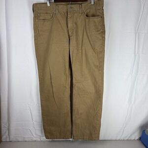 Levis 514 Men's Jeans 38x30 Khaki Tan Straight Regular Denim Pants‎